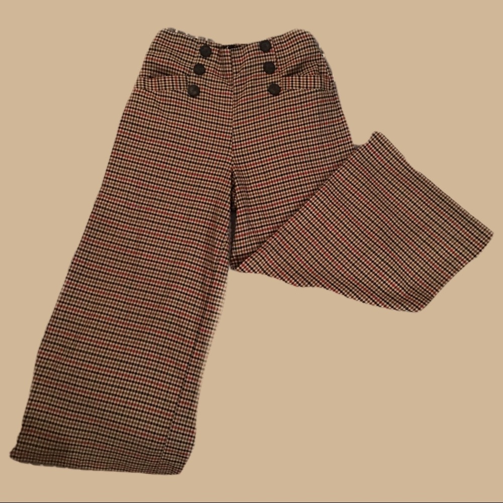 Long Plaid Pants Zara M